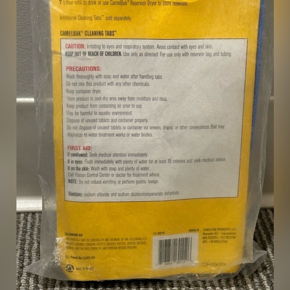 NEW Camelbak US Military Issue Hydration Reservoir Cleaning Kit 88452-E - Picture 7 of 8